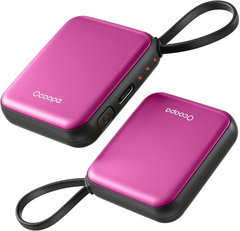 OCOOPA Hand Warmers Rechargeable UT5 Nano – Slim Electric Pocket Heater, Smart Temp Control, 14Hrs Battery, UL Safety, Artists in Bloom Design, Practical Gifts for Women, Christmas, Outdoor, Office - Image 1